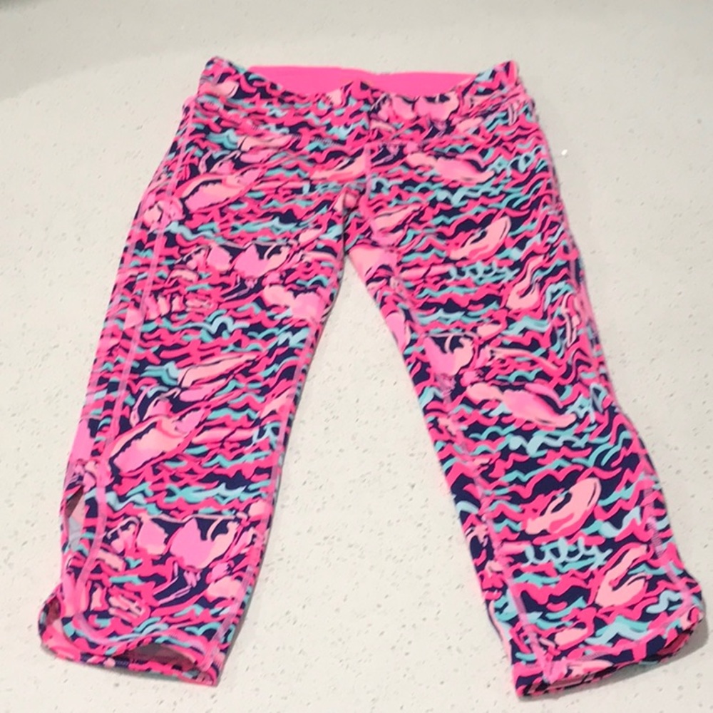 Euc Lilly Pulitzer luxletic cropped leggings